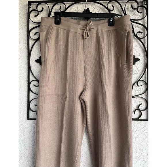 Figs Knit Loungewear Pants - Size XL - Latte Oatmeal - Picture 3 of 11